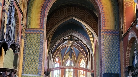 Klosterkirche mit Grab von Schwester Faustina innen