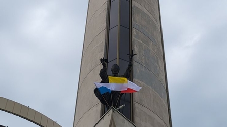 Turm der Wallfahrtskirche zur Göttlichen Barmherzigkeit