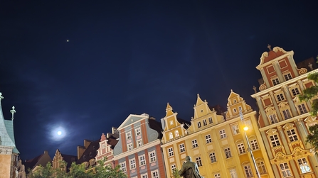 Vollmond überm Breslauer Ring